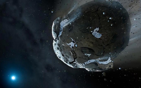 watery asteroid