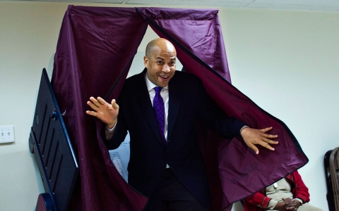 Thumbnail image for Cory Booker wins US Senate election in New Jersey