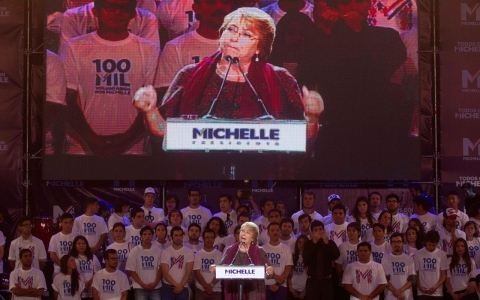 Thumbnail image for Bachelet expected to cruise back to Chile's presidency