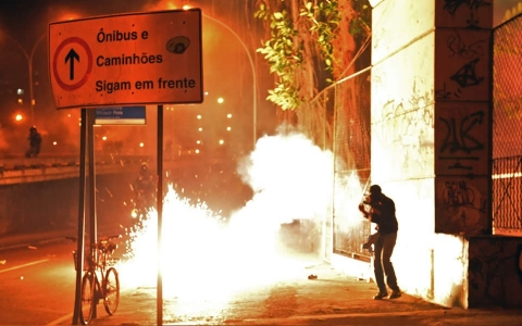 Thumbnail image for Photo Gallery: Pope's Visit Sparks Protests in Brazil