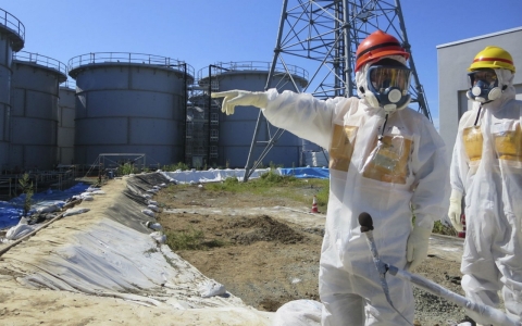 Inspectors at Fukushima