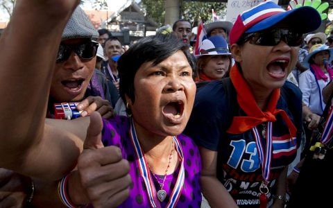 Thumbnail image for Thai PM says election will go ahead despite new violence, protests