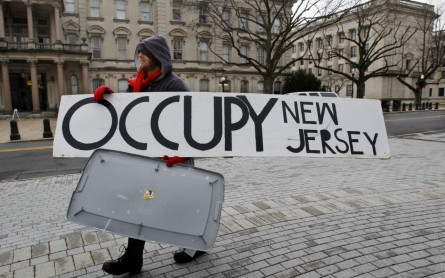 Sandy relief funding spurs New Jersey Occupy protest  