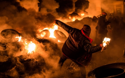 Ukraine protesters