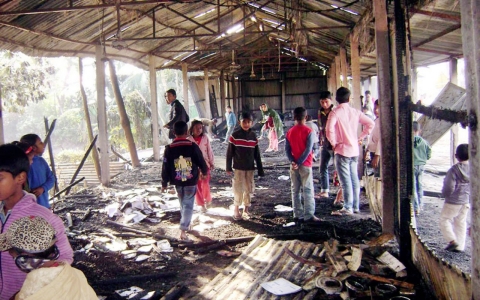 Thumbnail image for Dozens of polling stations set on fire in Bangladesh on eve of vote