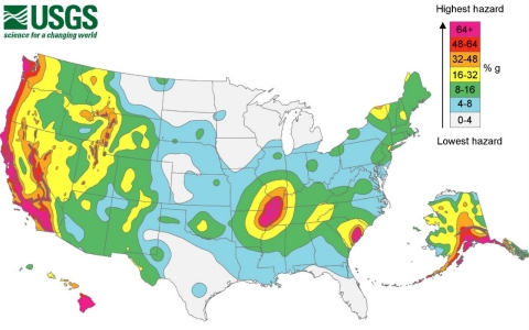 Seismic map