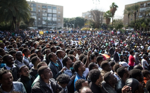 Thumbnail image for Thousands march for refugee rights in Israel