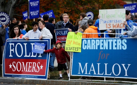 Thumbnail image for Outside spending puts Democratic midterm candidates in awkward spot