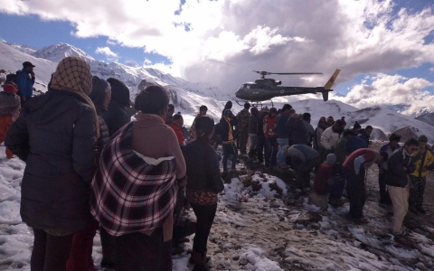 Thumbnail image for Blizzard, avalanche death toll rises in Nepal; scores still missing