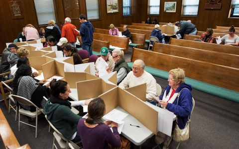 Voting in church