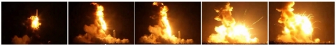 Antares rocket explosion