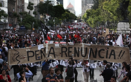 Thousands in Mexico demand action over missing students