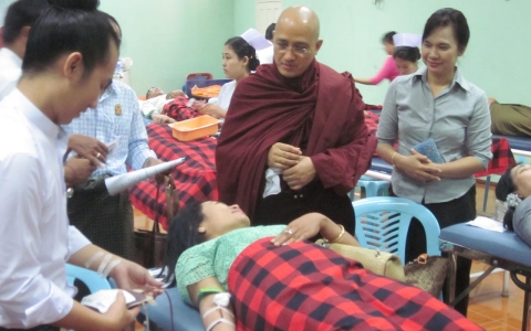 Thumbnail image for Need blood? In Myanmar, call the monastery