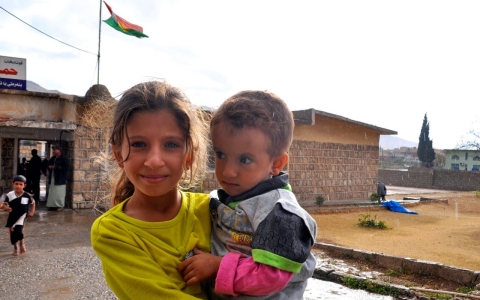 Yazidi children