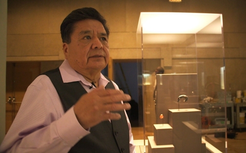 Lee Yazzie at NMAI