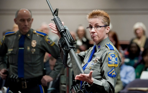 Thumbnail image for Sandy Hook parents, teacher sue gunmaker over 2012 attack 