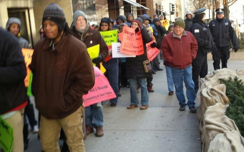 Thumbnail image for Chicago anti-violence activists march for a peaceful 2015