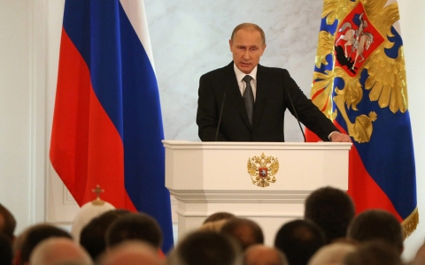 Thumbnail image for Putin delivers major speech under fire from rights groups, insurgents