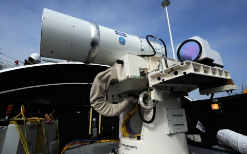 Thumbnail image for US Navy ready to deploy new laser gun