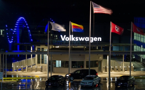 The Volkswagen plant in Chattanooga, Tennessee, Feb. 14, 2014. 