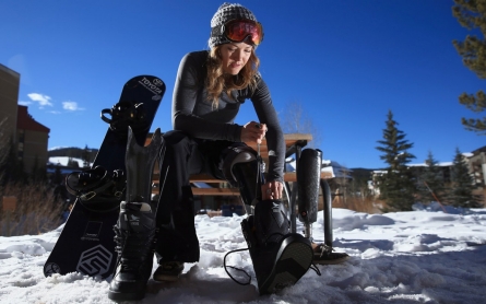 Paralympic snowboarders with varying disabilities are all equal on slopes