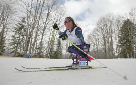 Paralympic superstar McFadden’s shot at biathlon just misses the mark