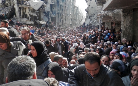 Thumbnail image for UN: 9 million Syrians now displaced as conflict ticks into fourth year