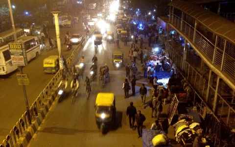 Bridge near the Lucknow railway station