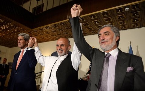 Thumbnail image for Afghan presidential rivals agree to recount of 'every single ballot'