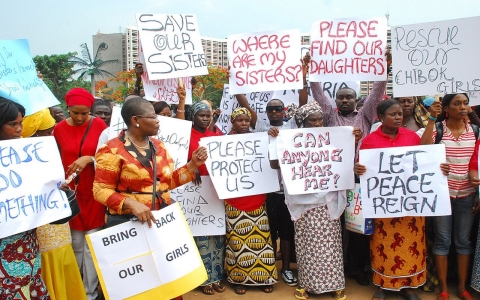 Thumbnail image for Missing girls' parents refuse to meet with Nigerian president