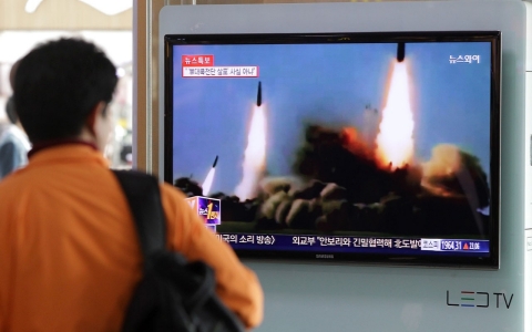 Thumbnail image for N. Korea fires missiles on eve of China-S. Korea talks