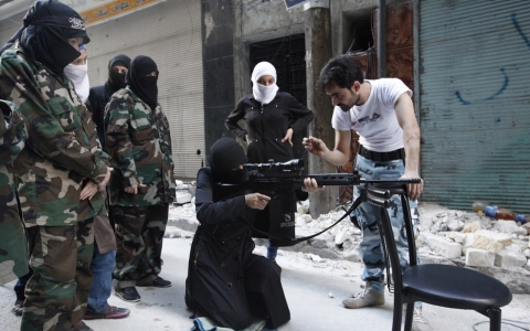 Thumbnail image for Syrian Al-Qaeda women: Searching for combat, martyrdom on the front lines