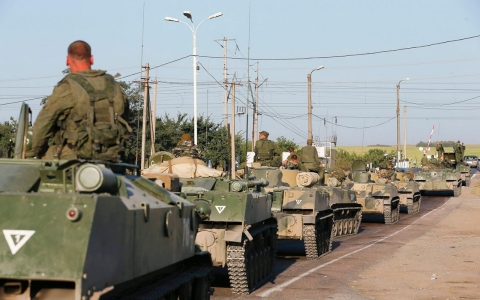 Thumbnail image for Ukraine says it destroyed Russian military vehicles that crossed border