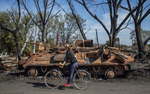 Thumbnail image for US troops in Ukraine for exercise as cease-fire falters