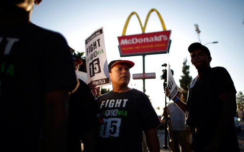 Thumbnail image for Fast-food strikers vow civil disobedience, highlight home care labor