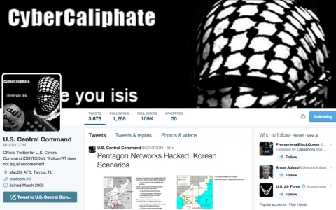 Thumbnail image for Key US military command’s Twitter, YouTube accounts hacked