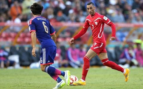 Thumbnail image for Palestinian soccer team plays in its first international competition