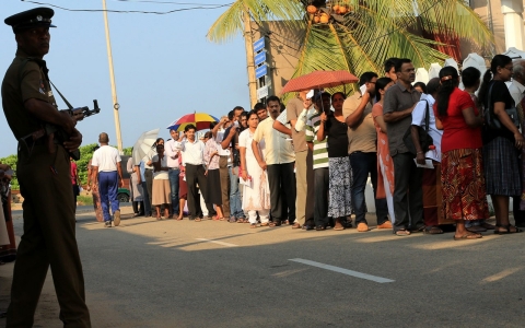 Thumbnail image for Monitors say voters obstructed in Sri Lankan election