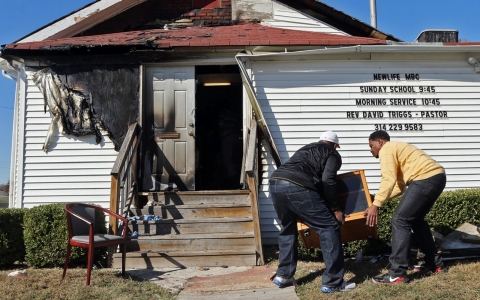 Thumbnail image for Arrest made over string of St. Louis-area church arsons