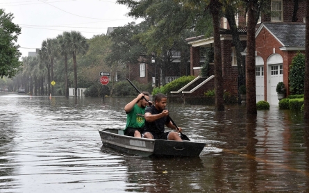 Torrential rainfall in North, South Carolina leaves at least 12 dead