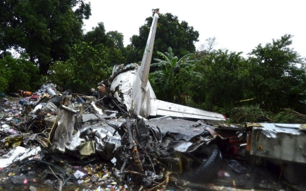 Cargo plane crashes in South Sudan, killing dozens on board, ground