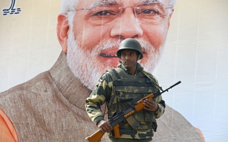 Security tightened sharply in Kashmir ahead of Modi visit 