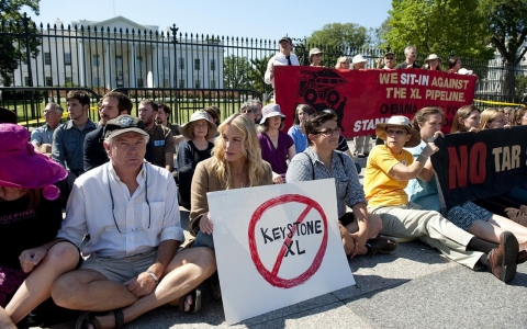 Thumbnail image for How environmental activists turned a pipeline into a climate movement 