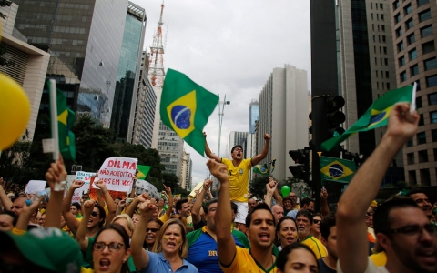 Thumbnail image for Brazilians flood streets calling for president's ouster