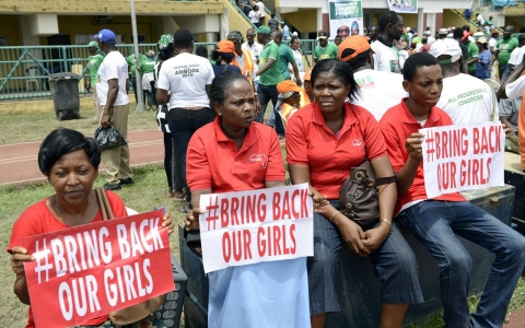 Thumbnail image for Chibok residents cheers Jonathan's exit, having voted for security