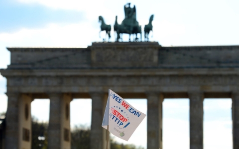 Thumbnail image for Thousands in Germany protest against Europe-US trade deal