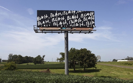 ‘Blah, blah, blah’? Billboard art show confronts Missouri drivers head-on