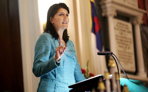 Thumbnail image for South Carolina Gov. Nikki Haley in the spotlight after Charleston shooting