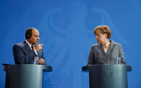 Thumbnail image for Germany offers two-faced welcome to Egypt’s Sisi