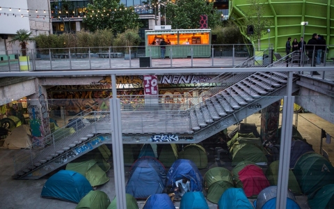 Thumbnail image for In Paris, a migrant camp faces evacuation